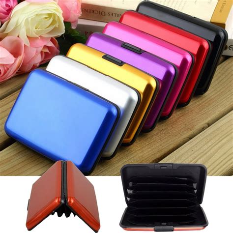 stainless steel rfid card protector wallet|anti rfid wallet blocking card.